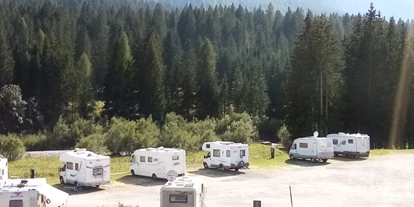 Place de parking pour camping-car - Art des Stellplatz: bei Bergbahn - Obertilliach - Area Sosta Camper Sappada