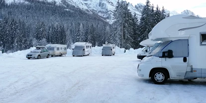 Posto auto camper - Art des Stellplatz: bei Bergbahn - Passau (Kötschach-Mauthen) - Area Sosta Camper Sappada