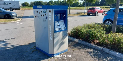 Place de parking pour camping-car - Art des Stellplatz: eigenständiger Stellplatz - Oppach - Parkplatz an der B 96