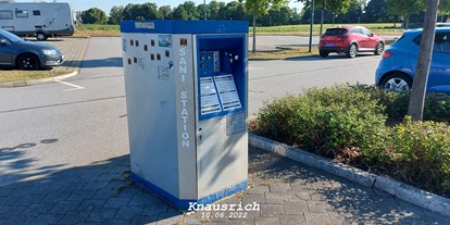 Motorhome parking space - Art des Stellplatz: eigenständiger Stellplatz - Oppach - Parkplatz an der B 96