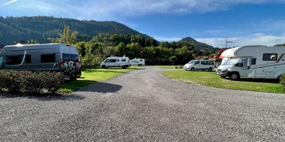 Motorhome parking space - Duschen - Sankt Sebastian (Mariazell) - Camping-Stellplatz Krenn