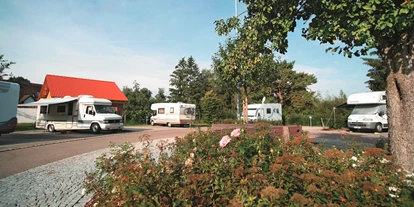 Reisemobilstellplatz - Frischwasserversorgung - Alleshausen - (c) Touristikmarketing Bad Buchau - Wohnmobilstellplatz Seegasse