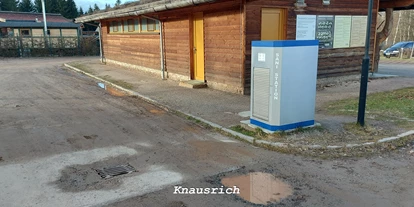 Motorhome parking space - Umgebungsschwerpunkt: Therme(n) - Zwickau - Wohnmobil- und Caravanplatz Badegärten Eibenstock