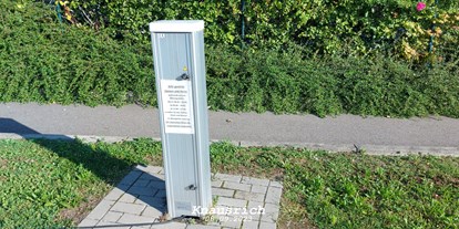 Motorhome parking space - Steinheim an der Murr - Wohnmobil-Stellplatz am »Weinschatzkeller«