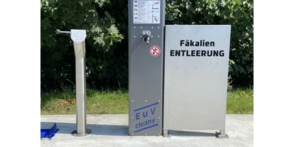 Reisemobilstellplatz - Entsorgung Toilettenkassette - Zinzow - Fäkalien Entleerung - Caravan & Resort Gützkow