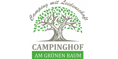 Reisemobilstellplatz - Hunde erlaubt: Hunde erlaubt - Cammin (Mecklenburgische Seenplatte) - Unser Logo - Campinghof Am Grünen Baum