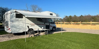 Reisemobilstellplatz - Wohnwagen erlaubt - Gravenstein - Camping auf dem Erlebnishof Bögelhuus 