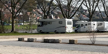 Parkeerplaats voor camper - Würzburg - Großparkplatz in Ochsenfurt am Main