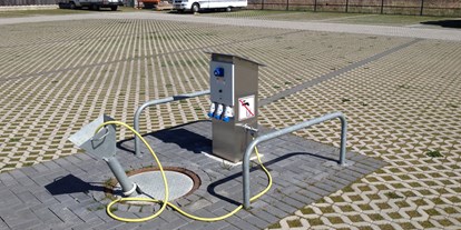Motorhome parking space - Grauwasserentsorgung - Soest (Soest) - Die Entsorgungsstation - Stellplatz am City Motel