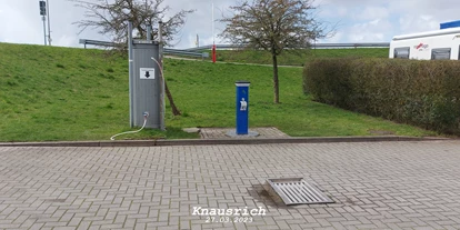 Reisemobilstellplatz - Grauwasserentsorgung - Hambergen - Reisemobilparkplatz Doppelschleuse