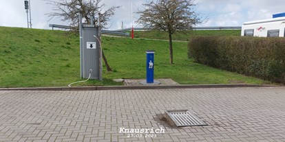 Motorhome parking space - Lübberstedt - Reisemobilparkplatz Doppelschleuse