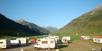 Motorhome parking space - Golf - Oberwald (Obergoms) - Gotthard Camping Andermatt
