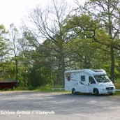Parkeerplaats voor campers - Badestelle Schloss Gränso / Västervik - Schloss Gränsö / Västervik