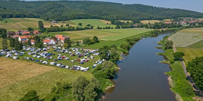 Reisemobilstellplatz - Umgebungsschwerpunkt: Fluss - Hannoversch Münden - Wesercamping Weißehütte
