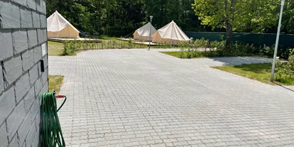 Parkeerplaats voor camper - Art des Stellplatz: beim Golfplatz - West-Jutland - Sunds SøCamp