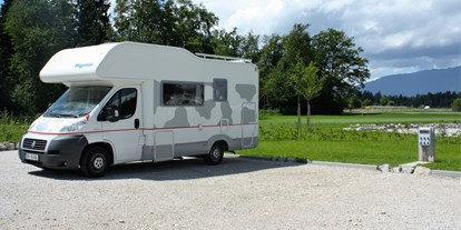 Motorhome parking space - WLAN: am ganzen Platz vorhanden - Carniola / Julian Alps / Laibach / Zasavje - Camper stop Cubis