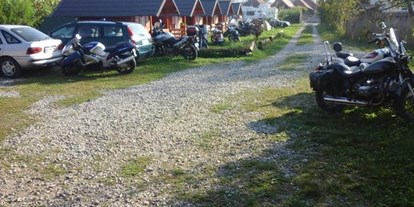 Motorhome parking space - WLAN: nur um die Rezeption vorhanden - Curtea de Arges - Camping Arges
