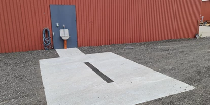 Reisemobilstellplatz - Grauwasserentsorgung - Karrebæksminde - Greywater disposal and disposal of chemical toilet casettes.  - Alpina Marine