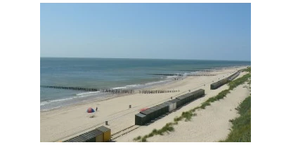 Reisemobilstellplatz - Umgebungsschwerpunkt: Strand - Oostkapelle - Strand hinter Campingplatz - Camping Janse Zoutelande