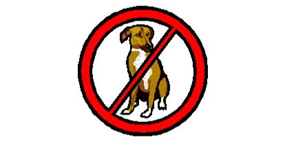 Reisemobilstellplatz - öffentliche Verkehrsmittel - Gapinge - Enschuldigung, aber Hunde sind verboten am Campingplatz - Camping Janse Zoutelande