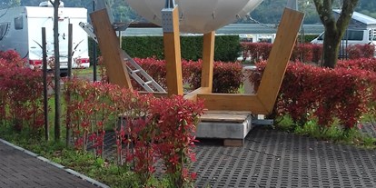 Reisemobilstellplatz - Entsorgung Toilettenkassette - Trentino-Südtirol - Cocoon-Zelt  - WOHNMOBILSTELLPLATZ CALDONAZZO