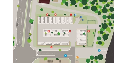 Parkeerplaats voor camper - Schlüsselfeld - Lageplan - Reisemobilstellplatz Bambados