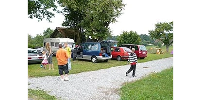 Place de parking pour camping-car - Art des Stellplatz: eigenständiger Stellplatz - Satteldorf - Homepage http://www.der-ferien-hofer.de - Stellplätze und Camping am Ferien-Hofer