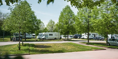 Plaza de aparcamiento para autocaravanas - Grauwasserentsorgung - Hüfingen - Wohnmobilstellplatz an der Breg