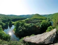 Wohnmobilstellplatz: Wandern im Nationalpark Thayatal - Ausblick vom Überstieg - Wohnmobilstellplatz Nationalpark Thayatal