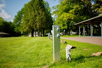 Reisemobilstellplatz: Reisemobilstellplatz Hartensbergsee - Reisemobil Wiese