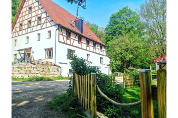Wohnmobilstellplatz: Hofladen und Biergarten vor Ort  - Gut Obermühle