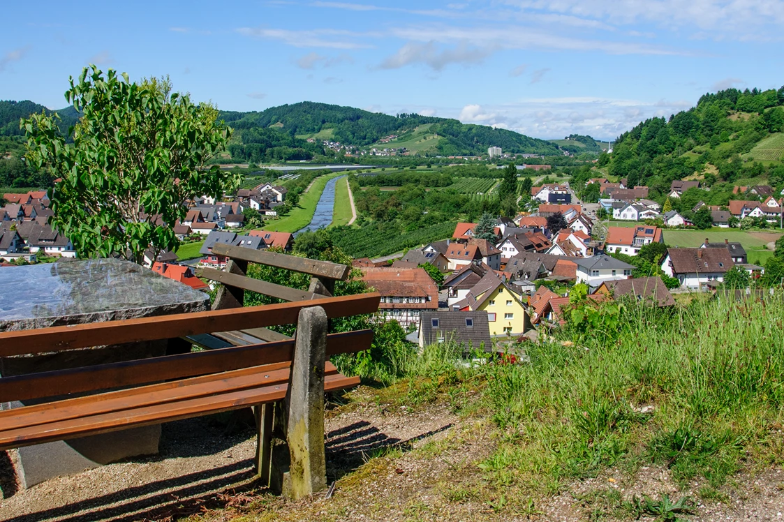 Wohnmobilstellplatz: Unser Tipp: 
Machen Sie einen Spaziergang auf dem neuen Lautenbacher Panoramaweg und genießen Sie herrliche Aussichten. - Wohnmobilstellplatz Lautenbach