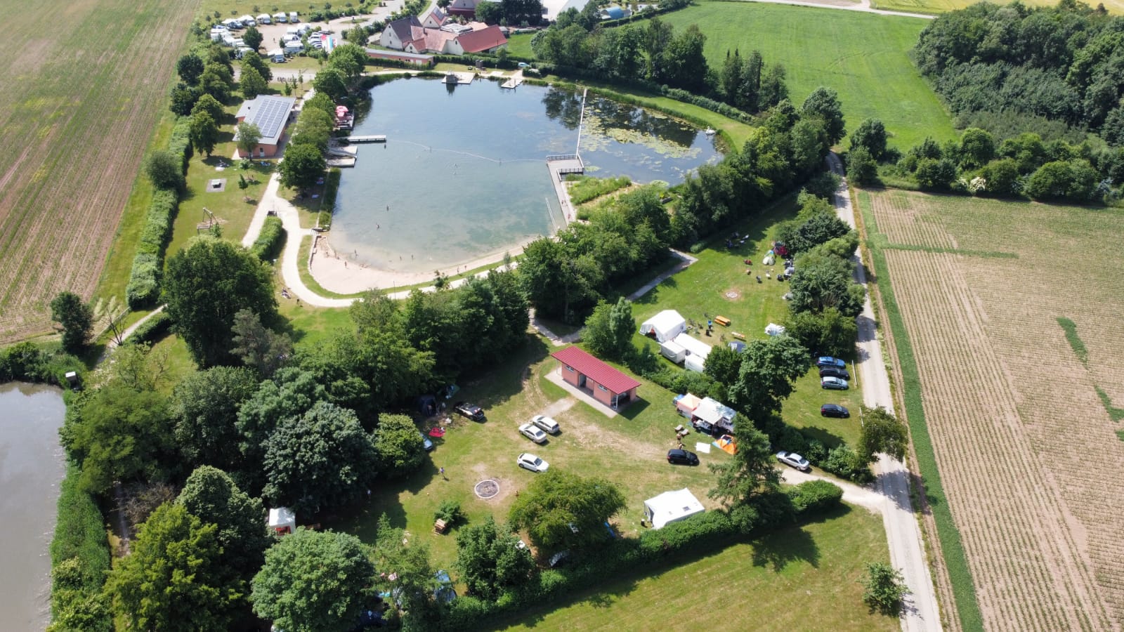 Merkendorf Freizeitzentrum Weißbachmühle Mit Kiosk Und Naturfreibad ...