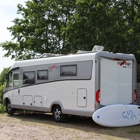 Wohnmobilstellplatz: Stellplatz an der Kieselbucht