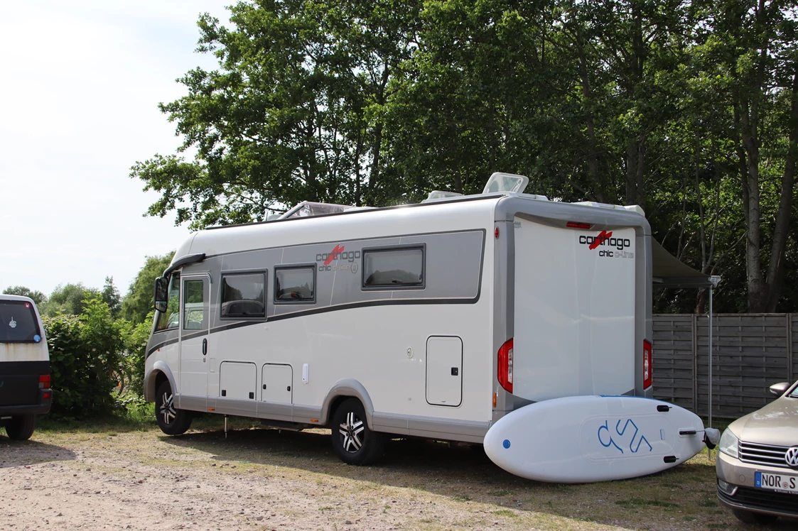 Wohnmobilstellplatz: Stellplatz an der Kieselbucht