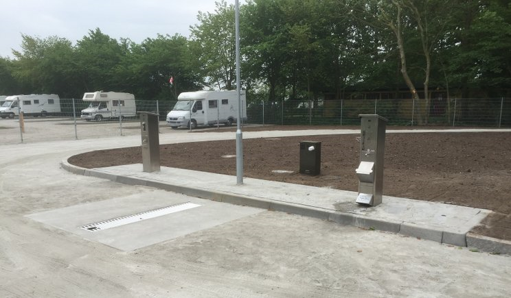 área camper - Weesby - Tønder Autocamperplads - Tønder Byferie
