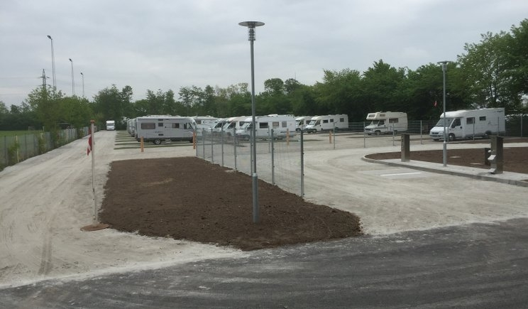 área camper - Weesby - Tønder Autocamperplads - Tønder Byferie