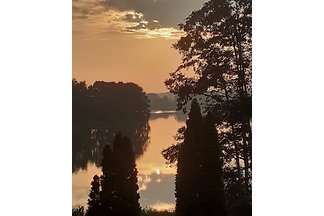 Wohnmobilstellplatz: Seeblick von der Terrasse - Himmelstor