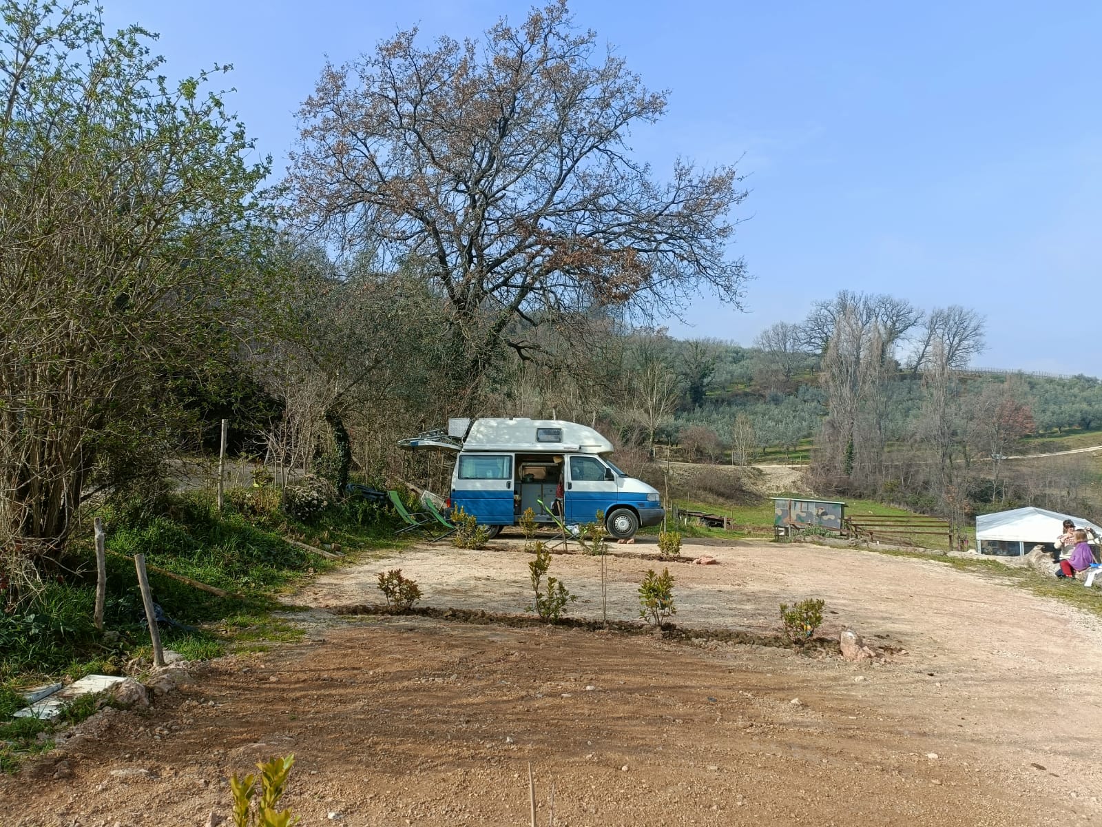 Wohnmobilstellplatz: Regenerativer Bauernhof-Park  Giorgetti