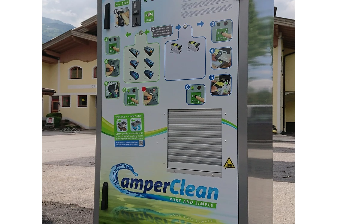 Wohnmobilstellplatz: CamperClean - die einfache Toilettenentsorgung! - Campingplatz Aufenfeld
