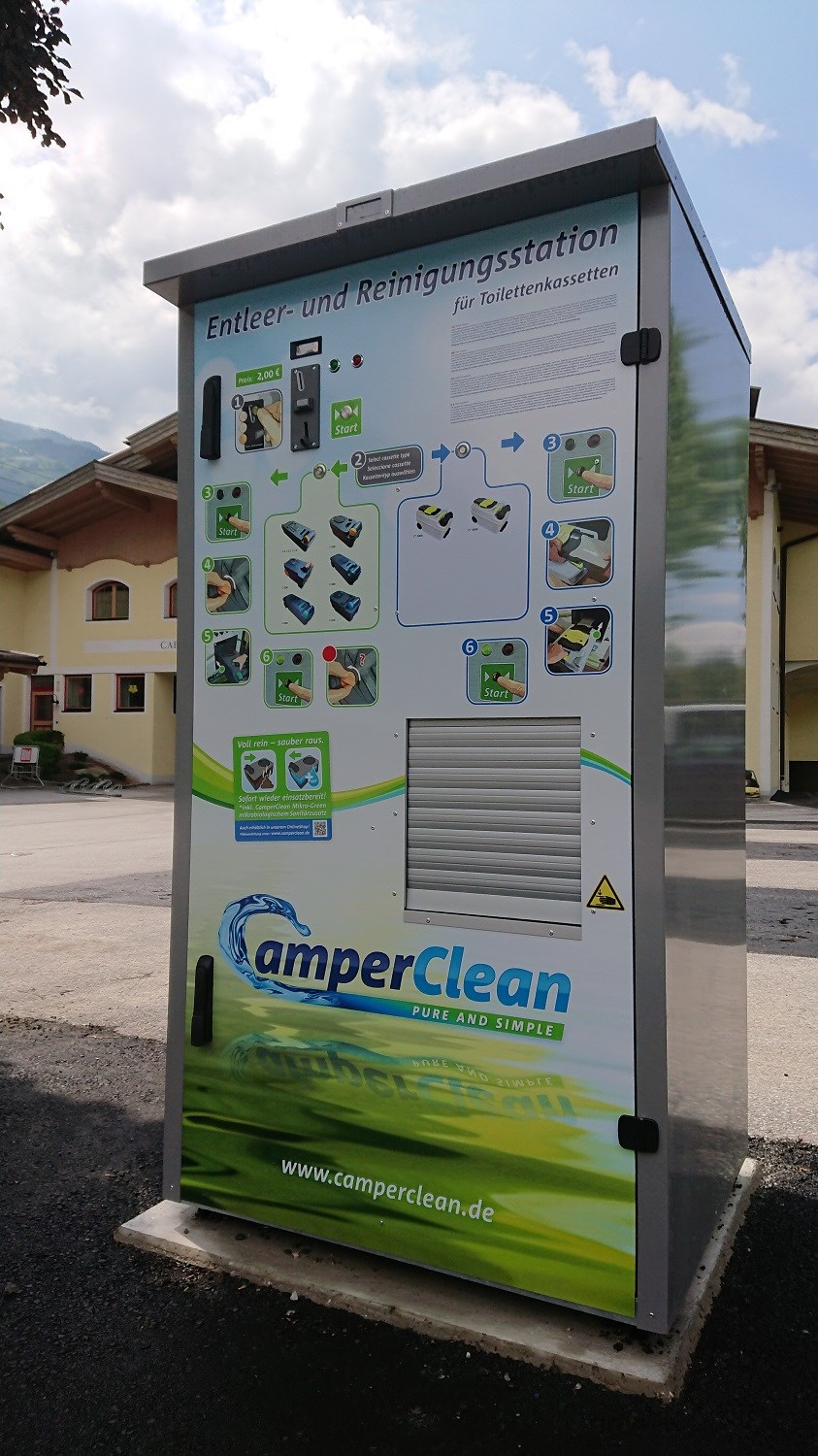 Wohnmobilstellplatz: CamperClean - die einfache Toilettenentsorgung! - Campingplatz Aufenfeld