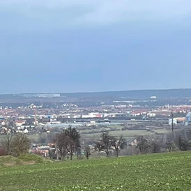 Wohnmobilstellplatz: Blick auf Dresden  - Panoramablick: Radebeul-Dresden-Sächs.Schweiz