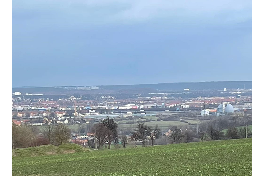 Wohnmobilstellplatz: Blick auf Dresden  - Panoramablick: Radebeul-Dresden-Sächs.Schweiz