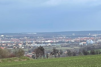Wohnmobilstellplatz: Blick auf Dresden  - Panoramablick: Radebeul-Dresden-Sächs.Schweiz