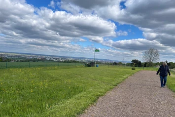 Wohnmobilstellplatz: Panoramablick: Radebeul-Dresden-Sächs.Schweiz