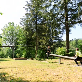 Wohnmobilstellplatz: Kleiner Kinderspielplatz - Campingplatz Sippelmühle