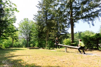 Wohnmobilstellplatz: Kleiner Kinderspielplatz - Campingplatz Sippelmühle