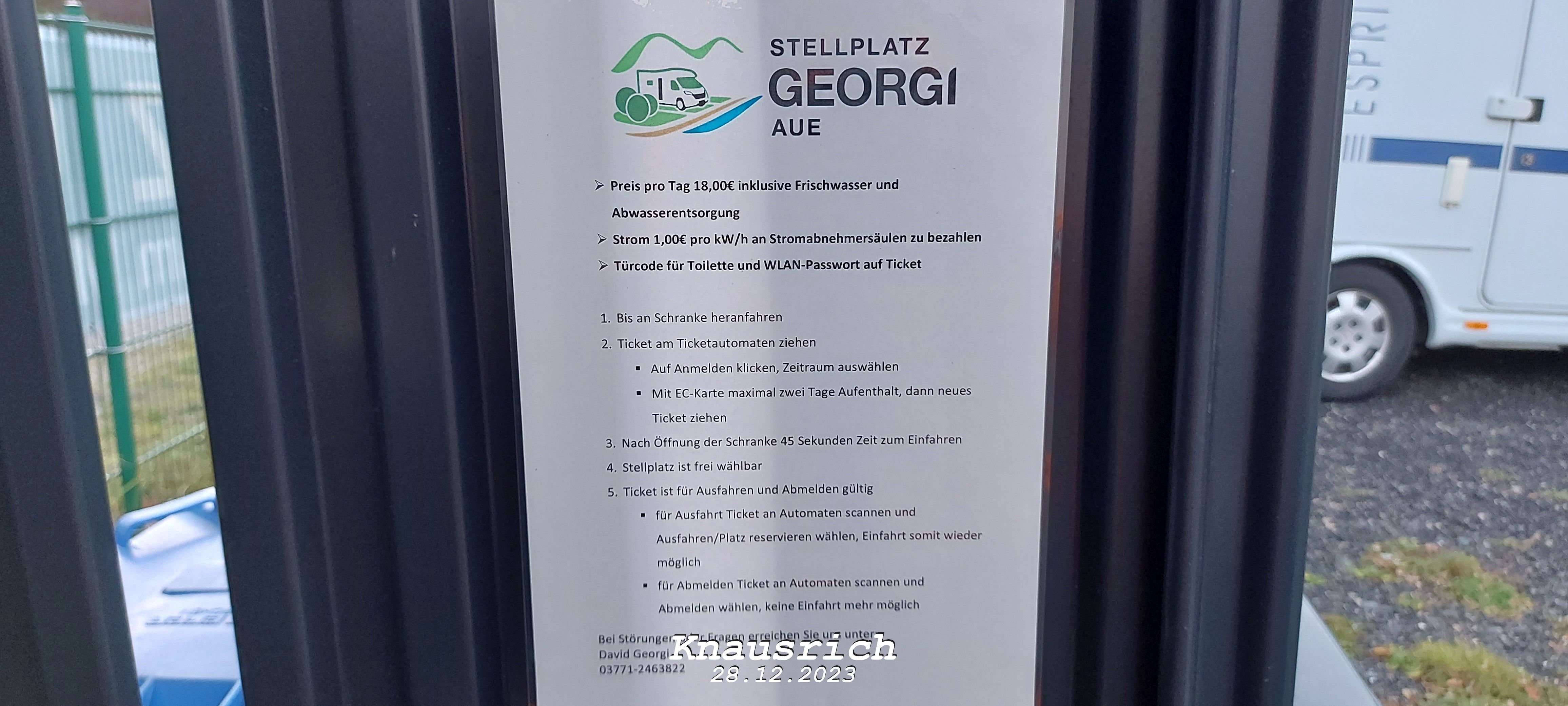 Wohnmobilstellplatz: Stellplatz Georgi Aue-Am Mulderadweg