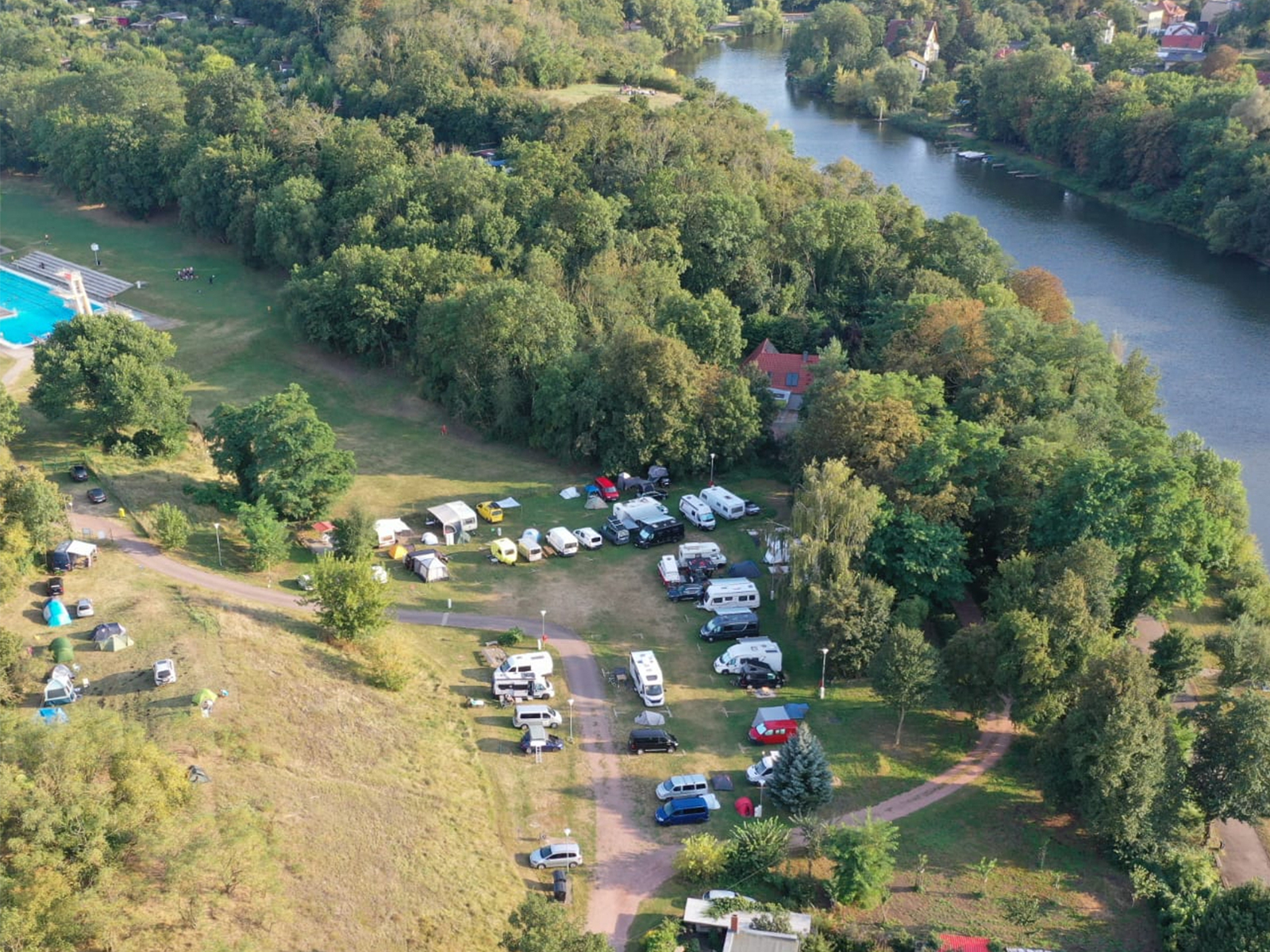 Reisemobilstellplatz - Mücheln (Geiseltal) - © Silvio Kelz - Campingplatz am Nordbad