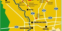 Reisemobilstellplatz - Art des Stellplatz: bei Gewässer - Stadtlohn - Anfahrt nach 46414 Rhede - Kirmesplatz